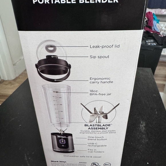 Ninja Blast Portable Blender Black - Picture 3 of 4